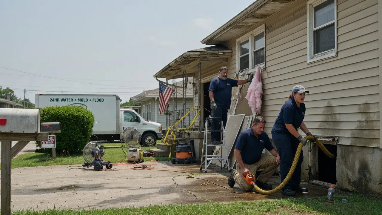 Water Damage Repair in Helmsburg, IN near me